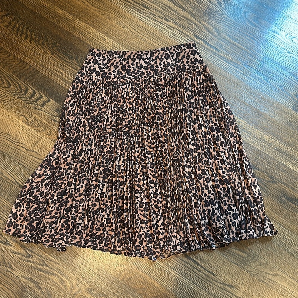 Nanette Lepore Leopard Skirt